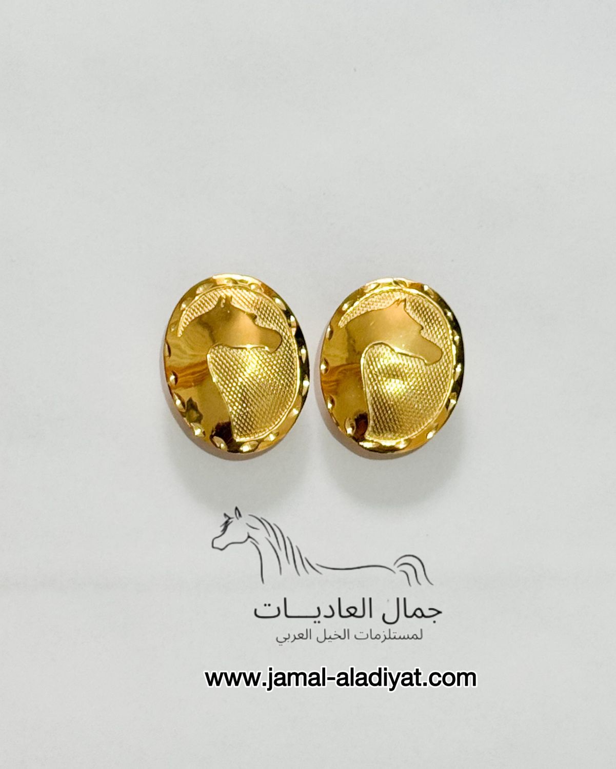 Arabian Horse Head Conchos / Gold. G