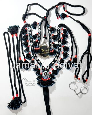Royal Wool Set For Arabian Horse (Shaband) Y Shap / Black