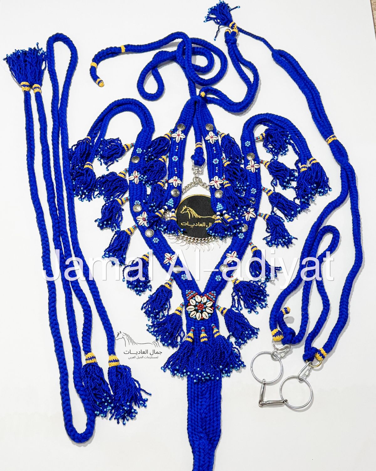 Royal Wool Set For Arabian Horse (Shaband) Y Shap / Blue
