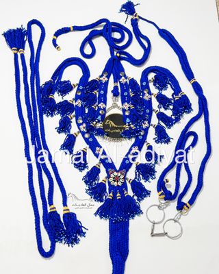 Royal Wool Set For Arabian Horse (Shaband) Y Shap / Blue
