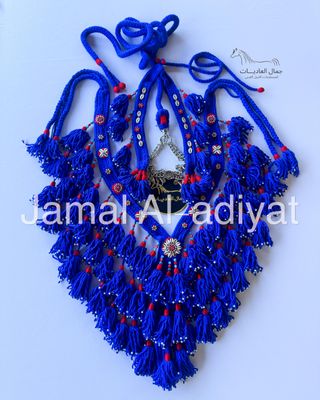 طقم صوف 3 دور غزل يدوي / 3 قطع