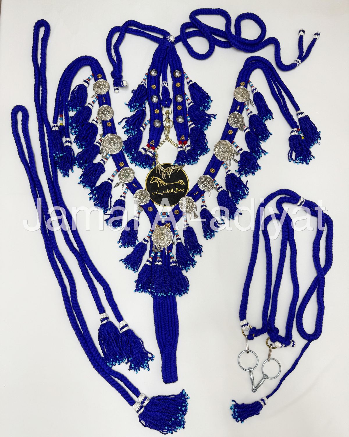 Heavy Wool Royal Shabend Set with Copper Embellishments / Blue