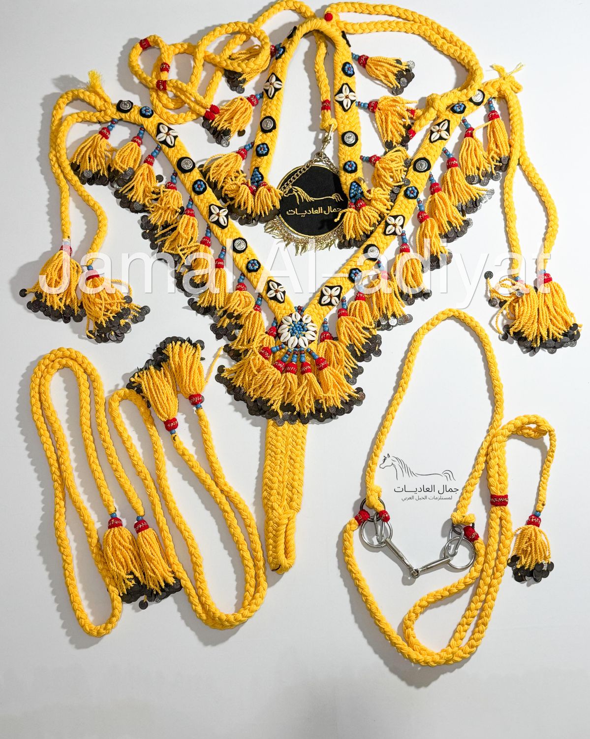 Royal Wool (With Ottoman lira) Set For Arabian Horse (Shaband) - Yellow