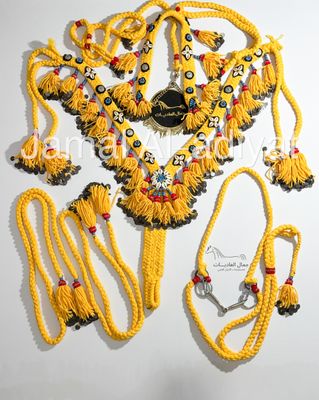 Royal Wool (With Ottoman lira) Set For Arabian Horse (Shaband) - Yellow