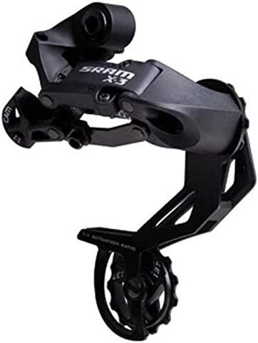 SRAM X3 R-DER LONG CG BLK