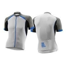 CENTRO S/S JERSEY GREY/BLK/BLUE M