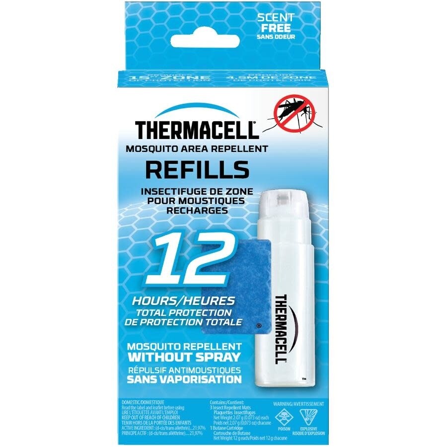 THERMACELL MOSQUITO AREA REPELLENT REFILLS ( 12 hours )