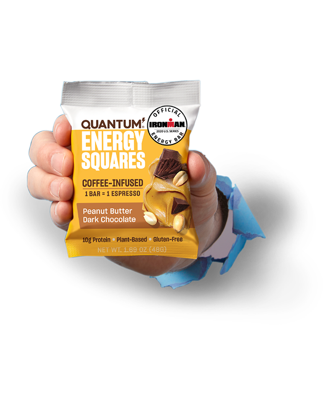 QUANTUM SQUARES BARS DARK CHOCOLATE / PEANUT BUTTER