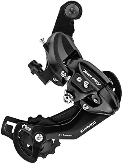 Shimano, Tourney RD-TY300, Rear derailleur, 6/7sp., SGS, Black, Direct attachment
