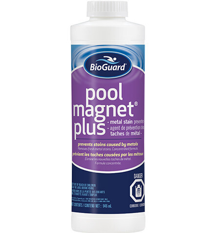 BioGuard Pool Magnet Plus 946 ml (Reformulated Pool Magnet Plus is now more concentrated than ever. Our improved formula is even more effective at preventing staining due to iron, copper and manganese