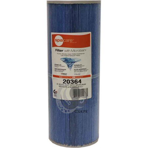 Marquis Filter (20364)Description: Cartridge Filter Diameter: 5 Marquis Filter (20364)Description: Cartridge Filter Diameter: 5" Length: 13-1/4" Top: 2-1/8" Bottom: 2-1/8" Marquis® E-Series Filter2010+ 35 Sq. Ft with Microban Manufacturer: Marquis
