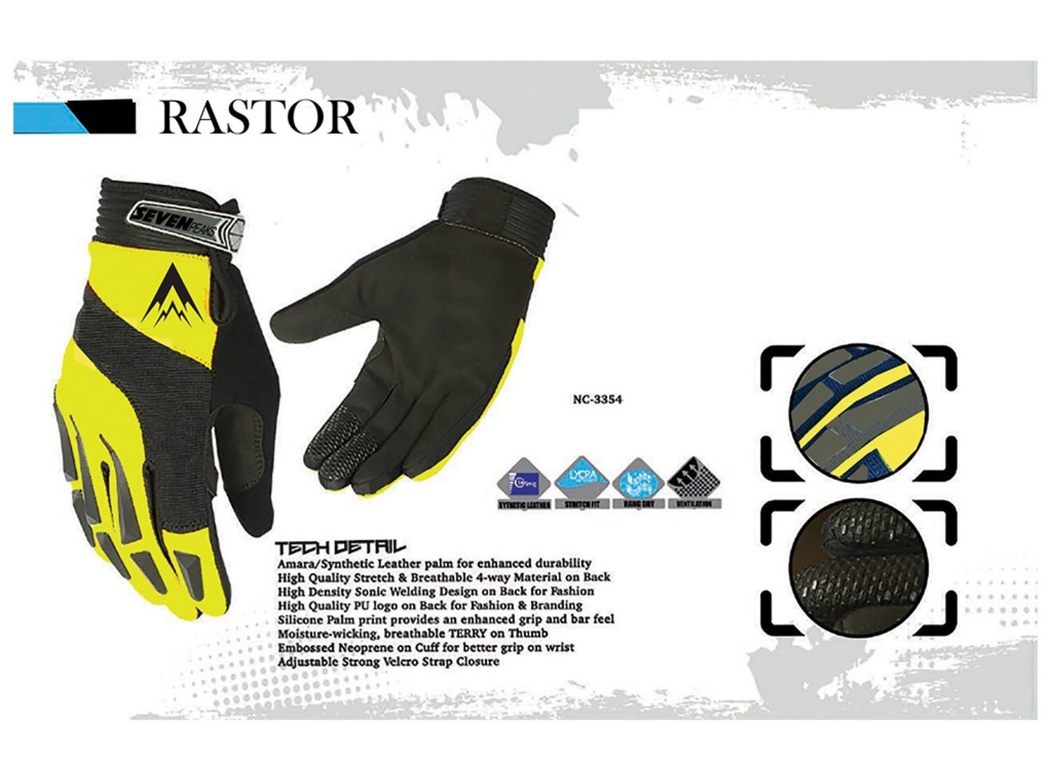 SEVEN PEAKS - GLOVES - RASTOR - M