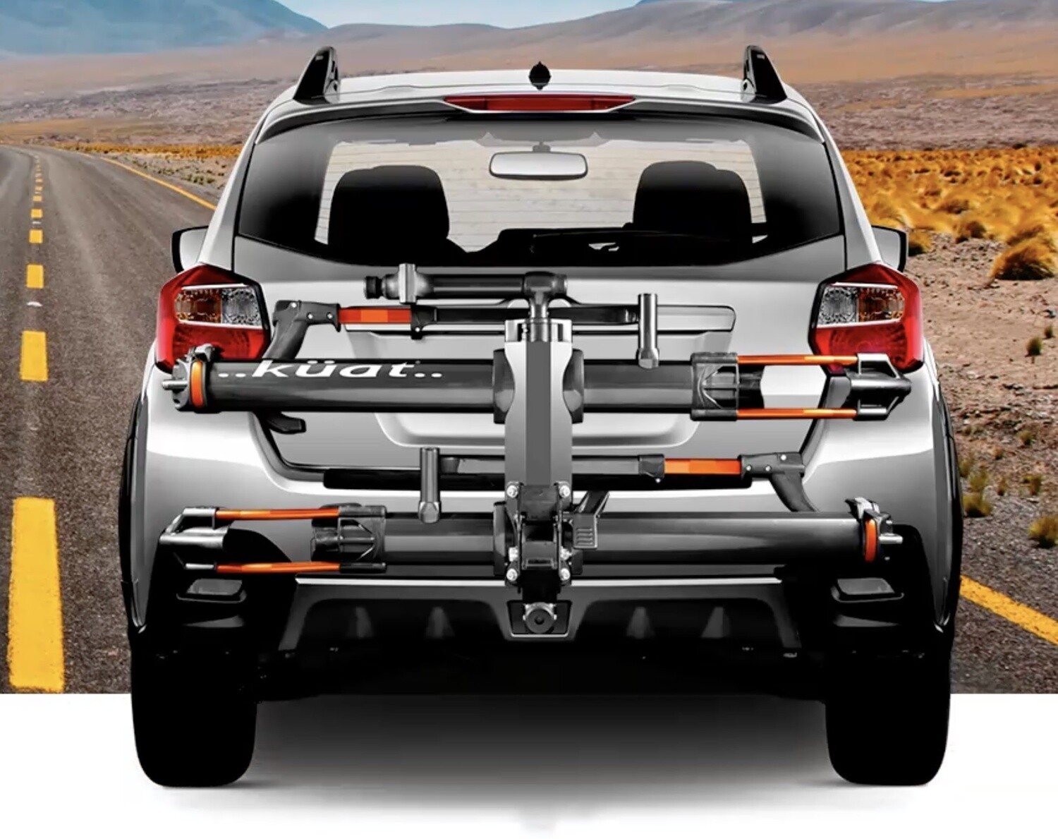 Kuat, NV 2.0, Hitch Mounted bike rack, 2 bikes, 2", Black