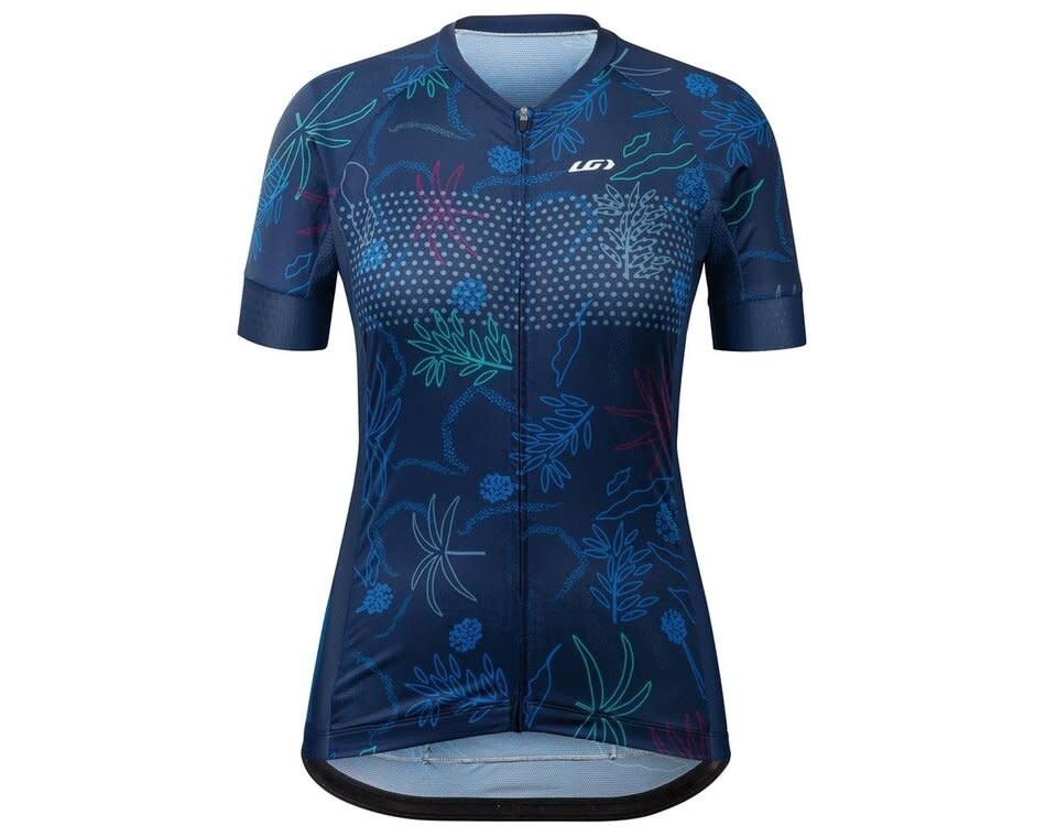 LOUIS GARNEAU WOMEN'S DISTRICT JERSEY BLUE/FLOWERS M