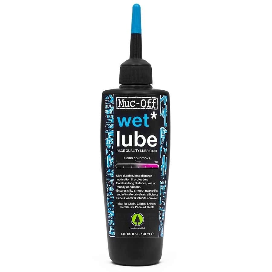 Muc-Off, Wet, Lubricant, 120ml, 967CA (FR/ENG)