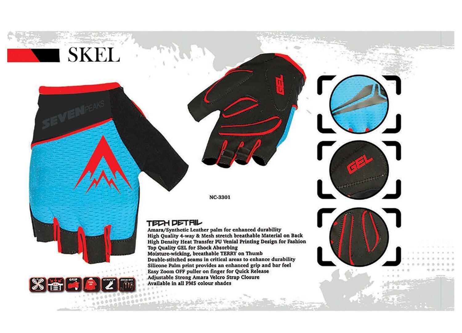 SEVEN PEAKS - GLOVES - SKEL - XL