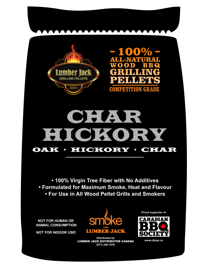 LUMBER JACK PELLETS 20 LB - CHAR HICKORY BLEND
