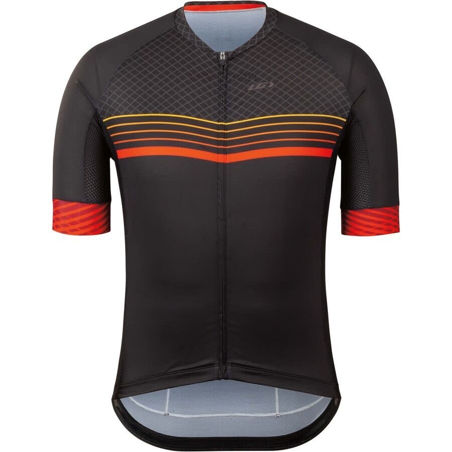LOUIS GARNEAU DISTRICT JERSEY (XL) BLACK/RED/MULTI LINES