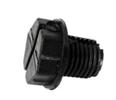 AIR RELEIF SLOT PLUG 3/8 Drain Plug Black