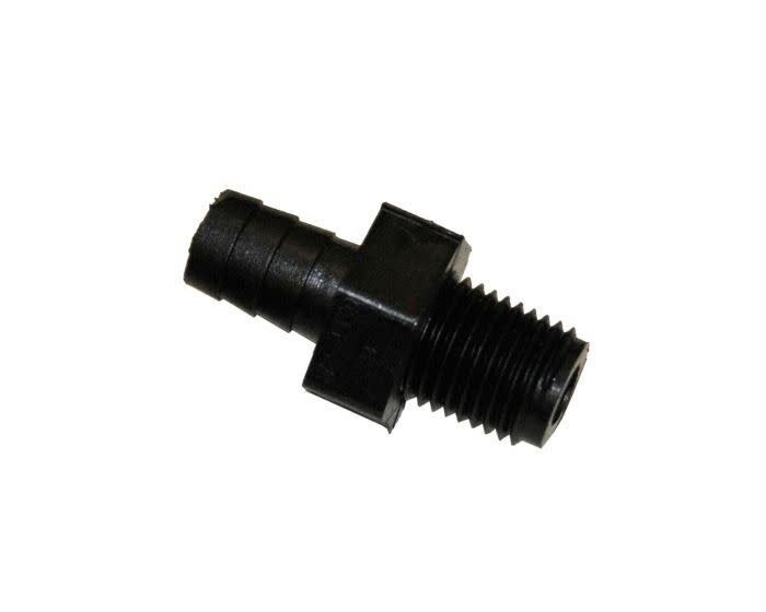 ADPTR PUMP 1/4 NPSM X 3/8 BRB BLK (NEW) barbed