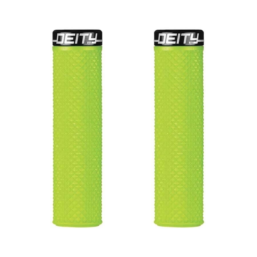 Deity, Supracush, Grips, 133mm, Green, Pair