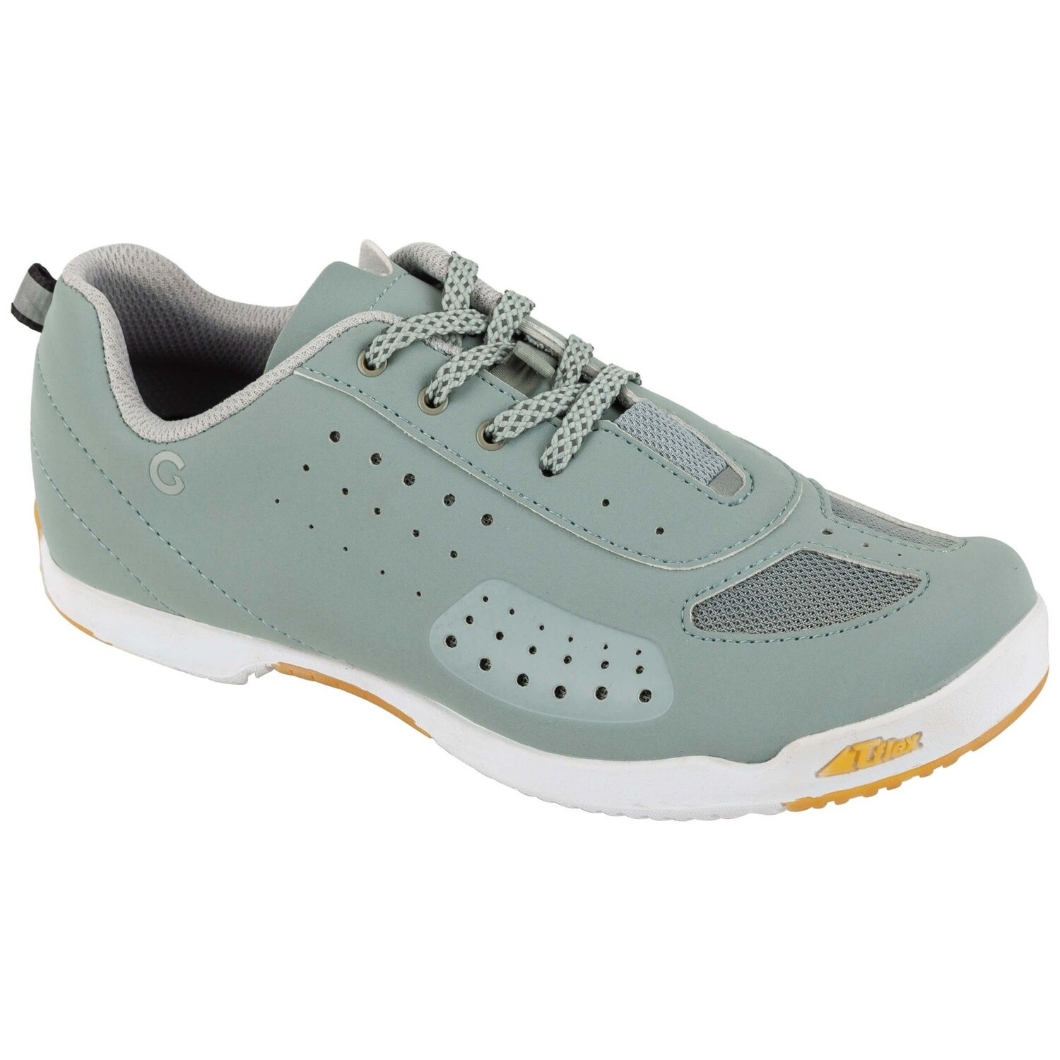 WOMEN'S URBAN CYCLING SHOES GREEN GRAY 36