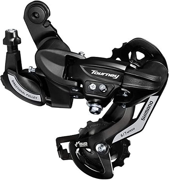 Shimano, Tourney RD-TY500, Rear derailleur, 6/7sp., SGS, Black, Direct attachment
