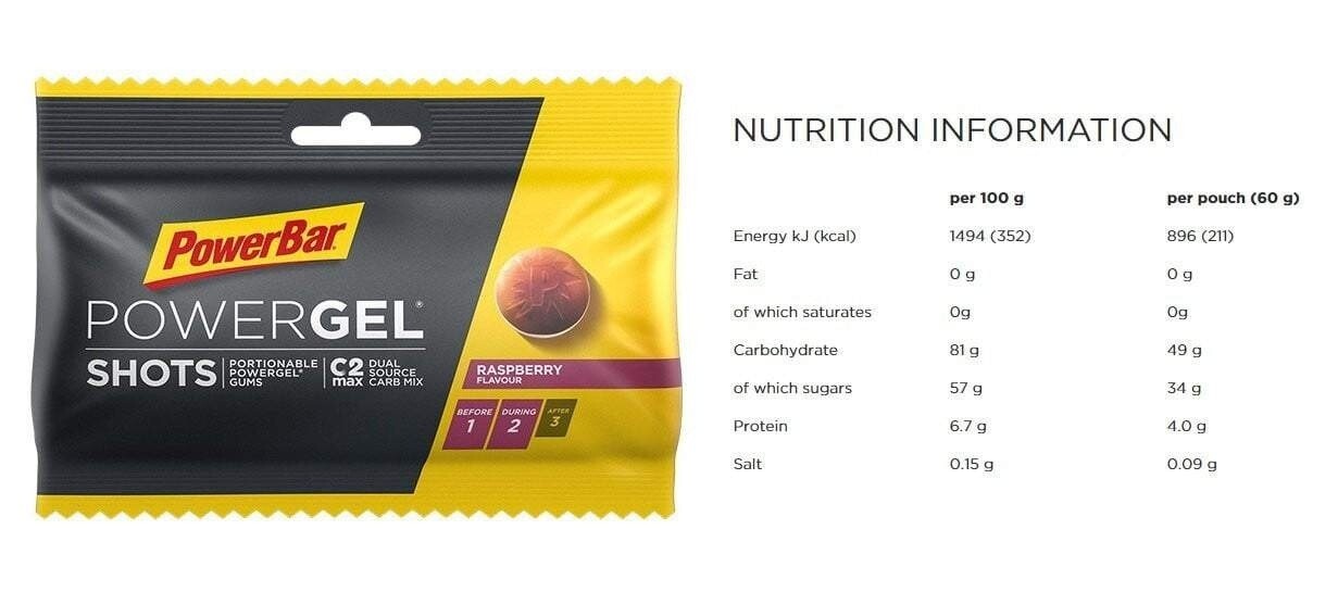 PowerBar, Shots, Chews, Orange