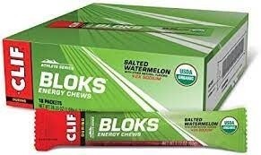 Clif bloks chews salted watermelon