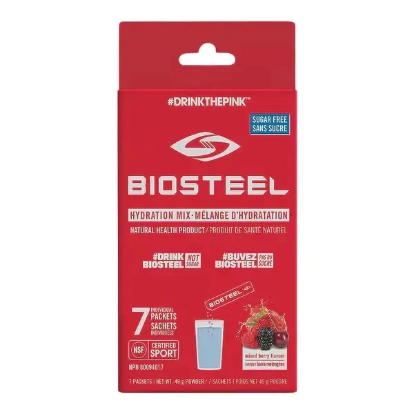 BIOSTEEL  - MIXED BERRY - 7 PACKETS