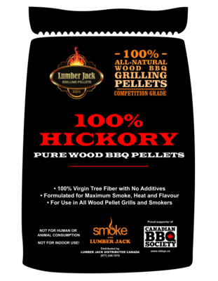 Lumber jack pellets 100% Hickory 20Lb