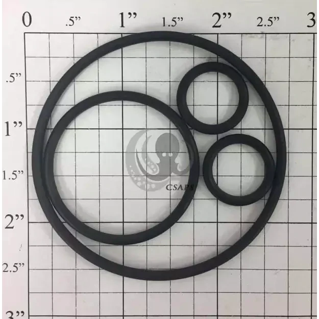 O-Ring Set  Application: 3-Way Valve  O-Ring #1 Outside Diameter: 2-1/2" Inside Diameter: 2-7/16" Thickness: 1/16"  O-Ring #2 Outide Diamter: 1-5/8" Insdie Diameter: 1-9/16" Thickness: 1/16"  O-Ring #