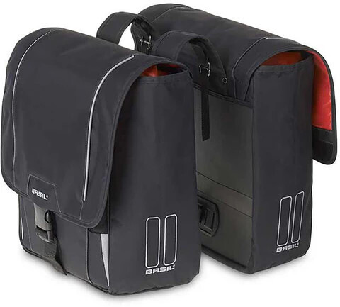 Basil, Sport Double, Pannier, 32L, Black