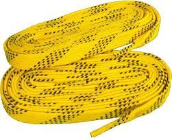 ELITE YELLOW WAXED MOLDED TIP LACES