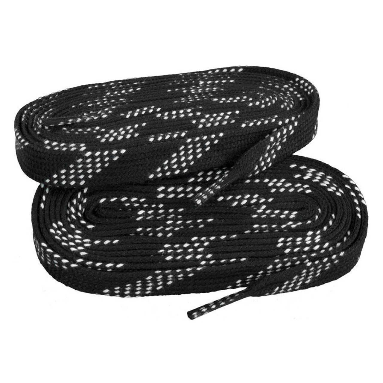 ELITE BLACK WAXED MOLDED TIP LACES 108 ELITE BLACK WAXED MOLDED TIP LACES 108"