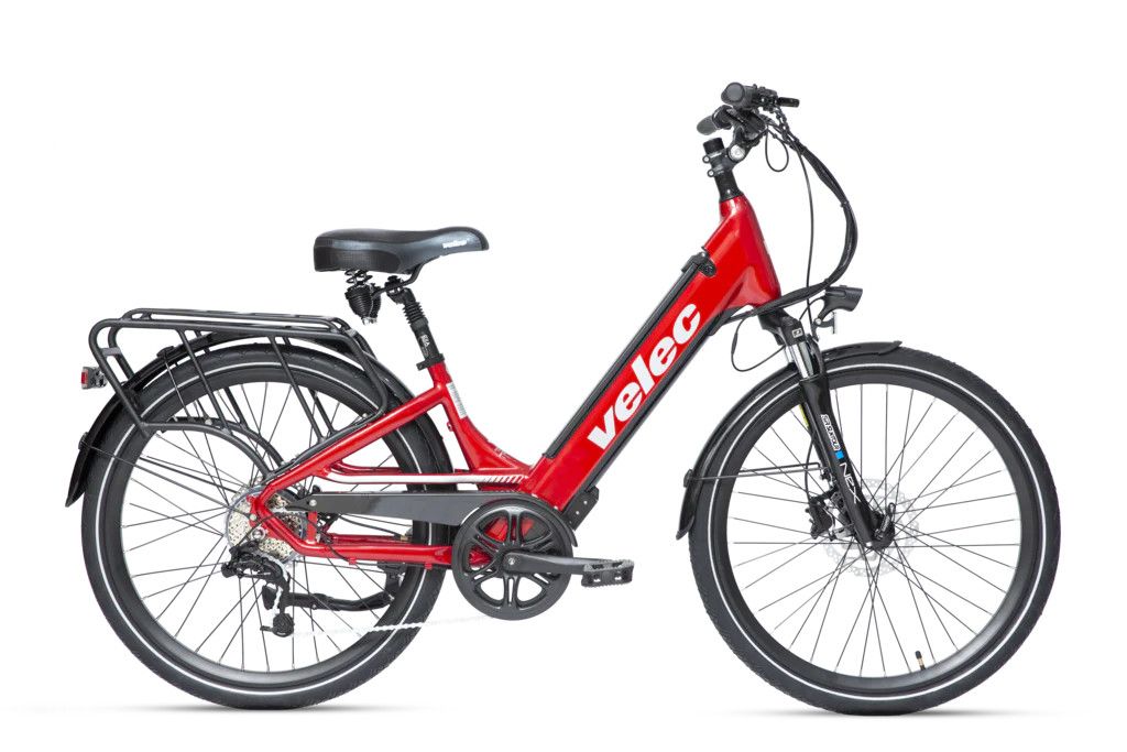 2025 VELEC R48: the Comfort e-bike VR4824MR14 MEDIUM RED