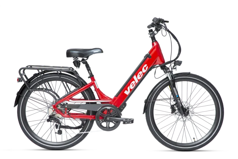 2025 VELEC R48: the Comfort e-bike VR4824SR14 SMALL ( RED )