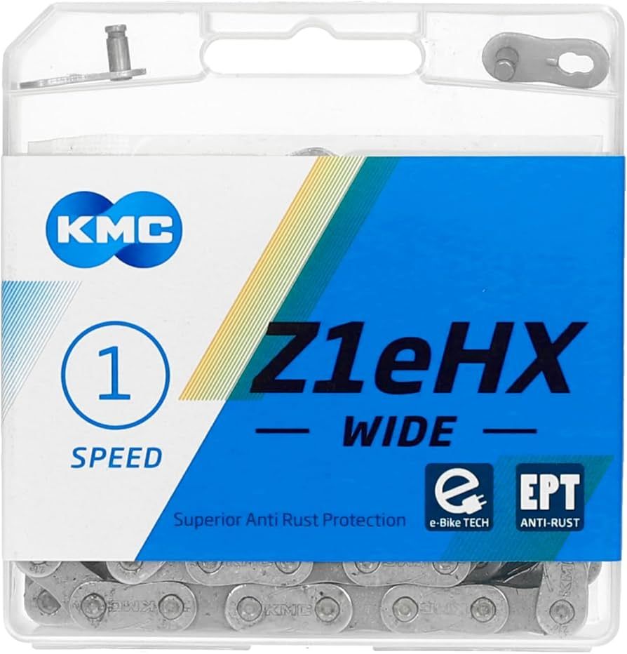 KMC, Z1eHX WIDE, Chain, Speed: 1, 1/8'', Links: 112, Silver