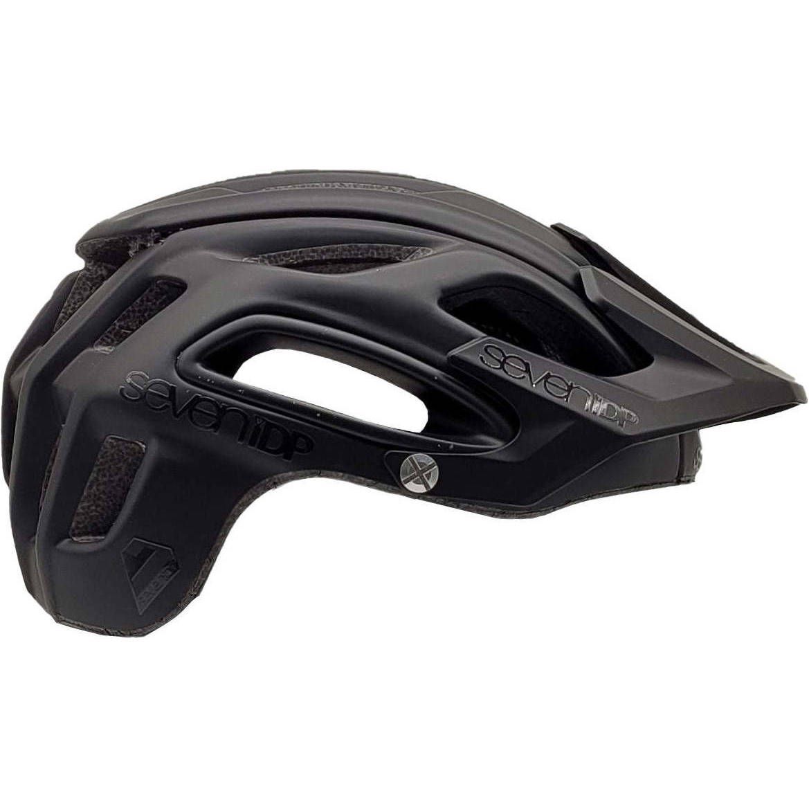 7iDP, M2, Helmet, Matt Black/Gloss Black, XL, 60 - 63cm