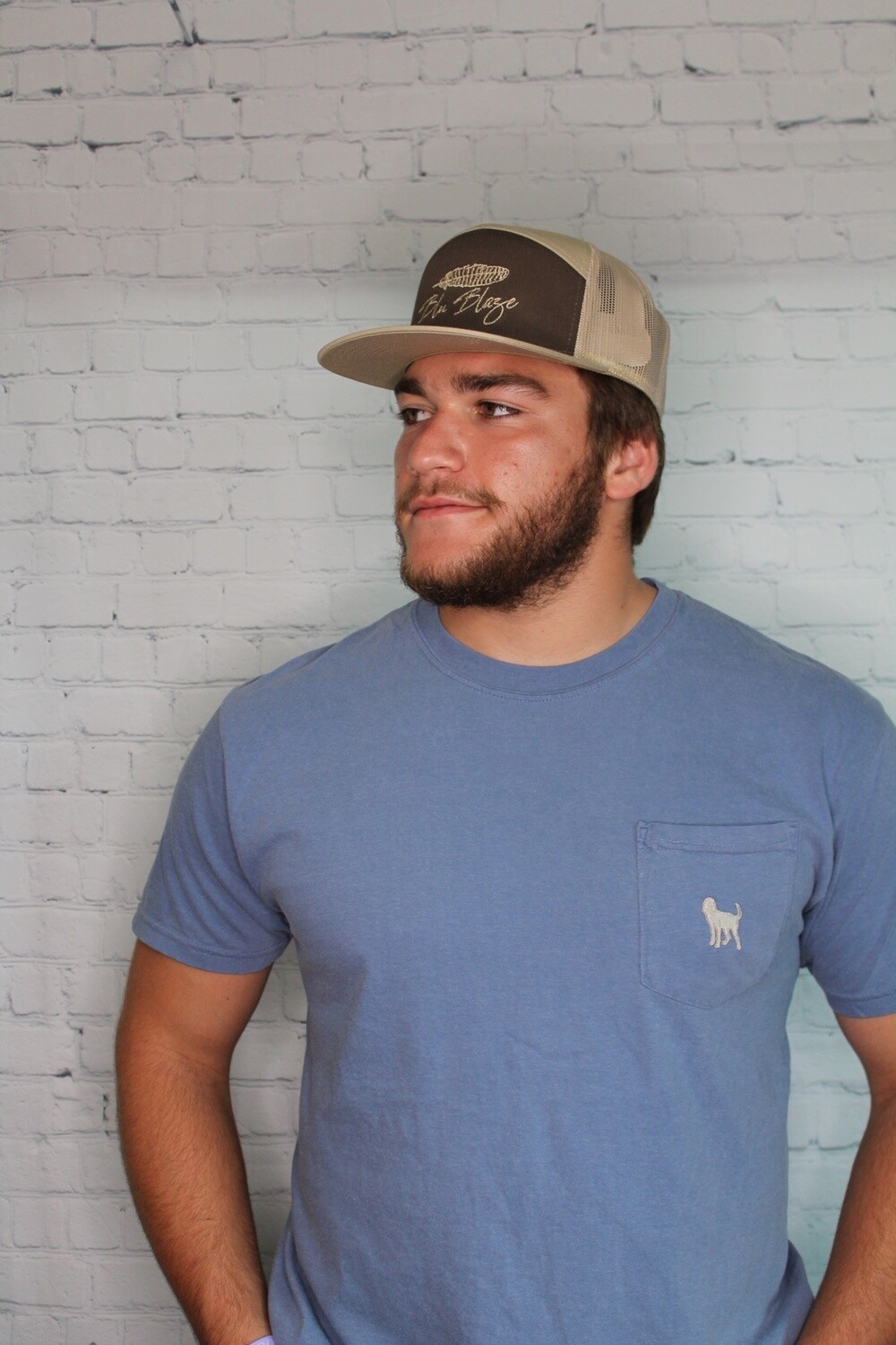 Blu Blaze Pocket Tee