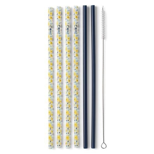 Swig Straw Set, Colour: Lazy Daisy