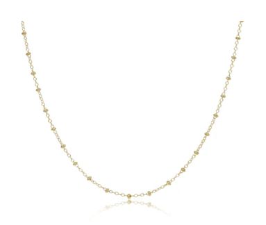 15&quot; Choker Simplicity Chain-Clasic 2mm Gold