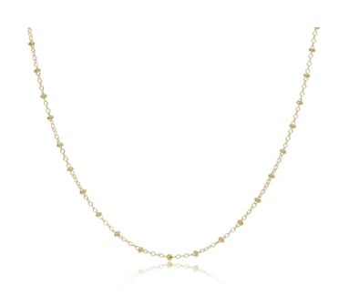 15&quot; Choker Simplicity Chain-Clasic 2mm Gold