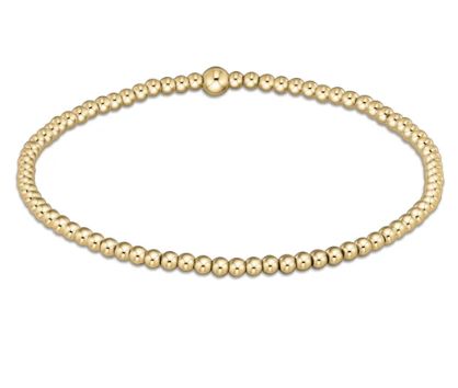Classic Gold Bead Bracelet