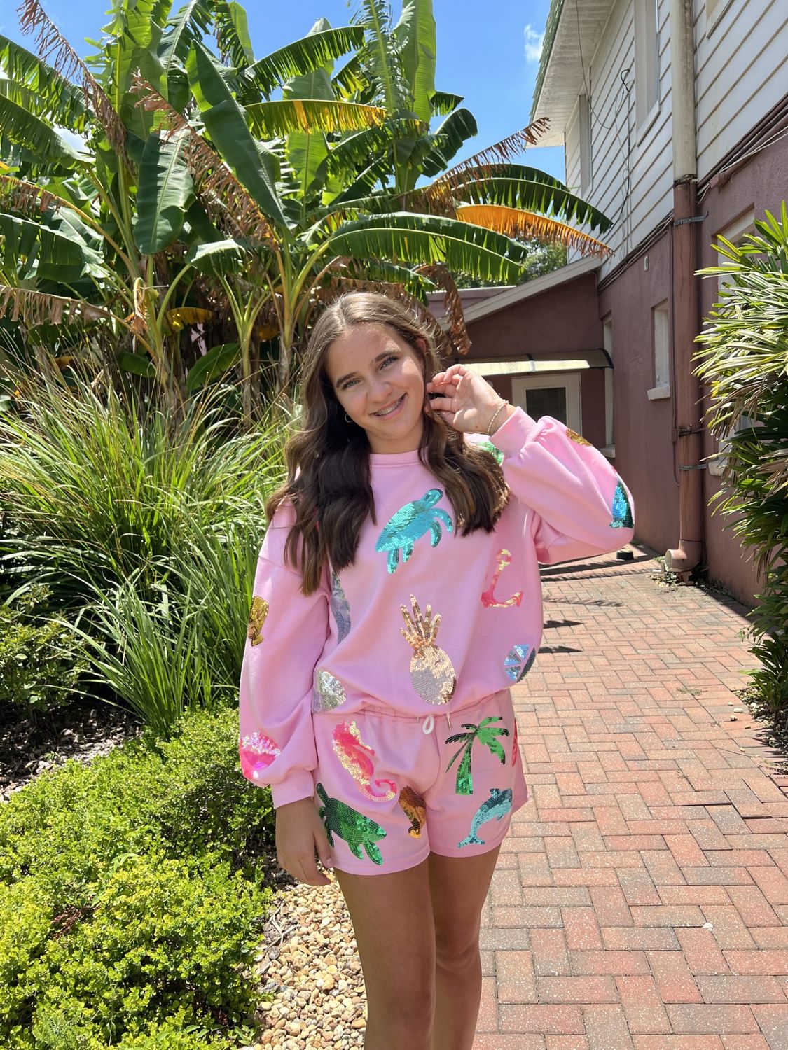 SS Sequin Beach Set
