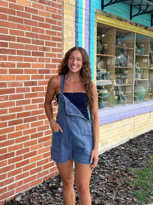 Woven Knot Overalls