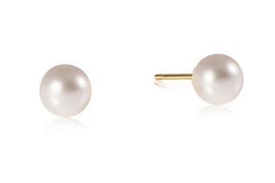 Classic 6mm Ball Stud-Pearl