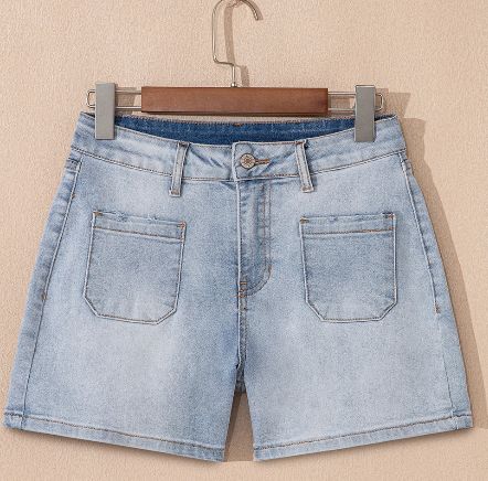 Light Wash Shorts