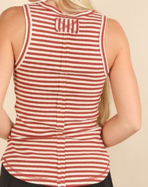 Brick Striped Tank