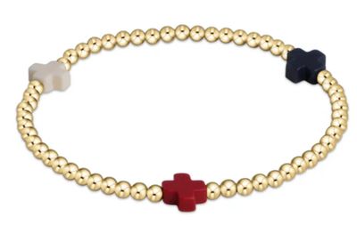 Signature Cross Gold Pattern 3mm Firecracker